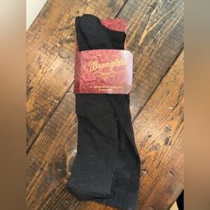 Wrangler Men's Black Boot Socks